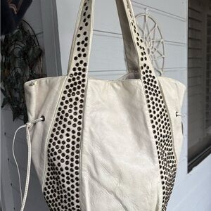 Y2k kooba leather slouchy hobo shoulder bag